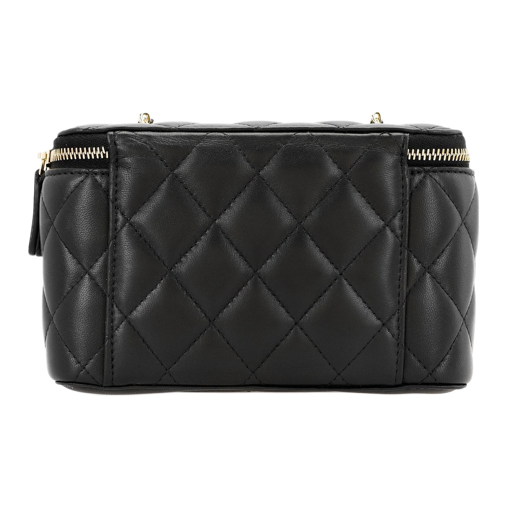Сумка через плечо CHANEL Football Box Bag Black Adjustable Chain Strap Lambskin - изображение 3