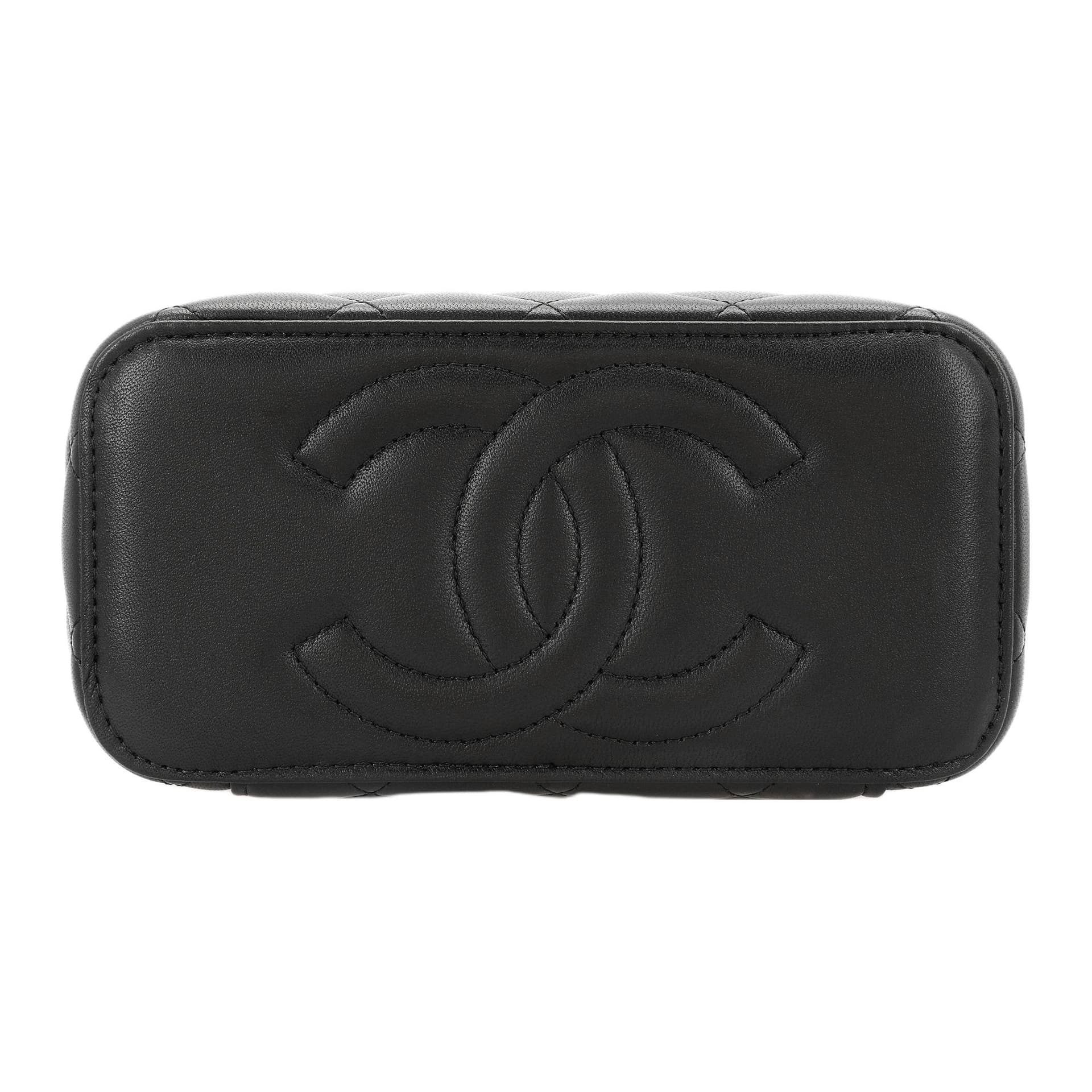 Сумка через плечо CHANEL Football Box Bag Black Adjustable Chain Strap Lambskin - изображение 4