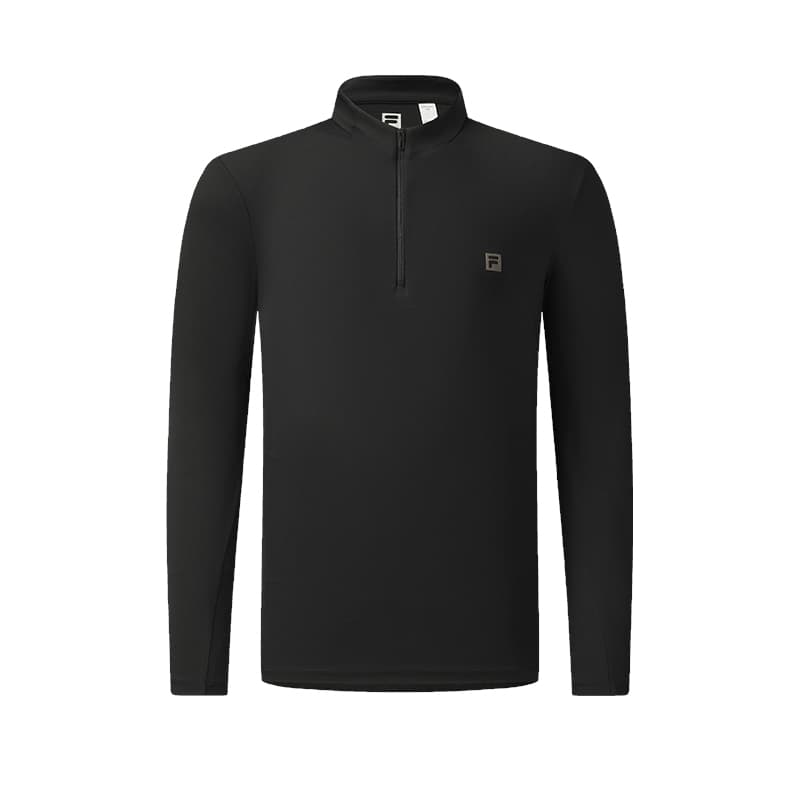 Футболка FILA Фитнес Темно-черные Мужские T-рубашки - изображение 3