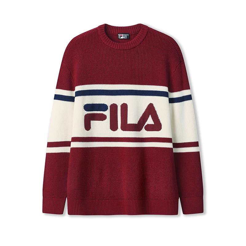 FILA ORIGINALE Темная Умбра Бургунди Унисекс Трикотаж - изображение 1