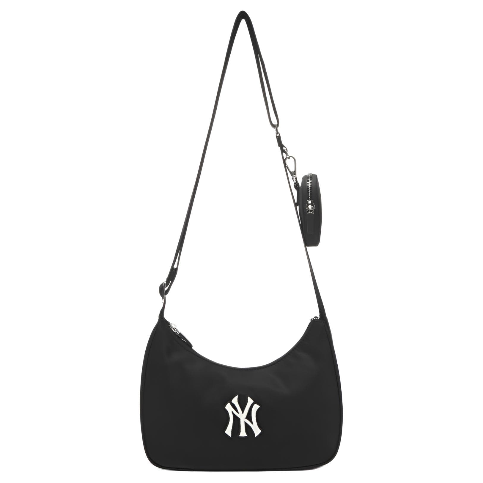 Сумка через плечо MLB New York Yankees Нейлоновая Сумка через плечо Унисекс Черная - изображение 1
