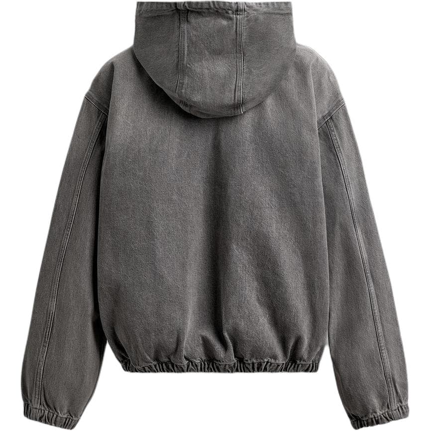Куртка ZARA Hooded Washed Loose Jacket Men - изображение 2