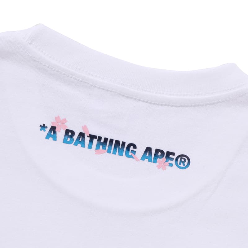 Футболка A BATHING APE SAKURA T Рубашка Мужская - изображение 5