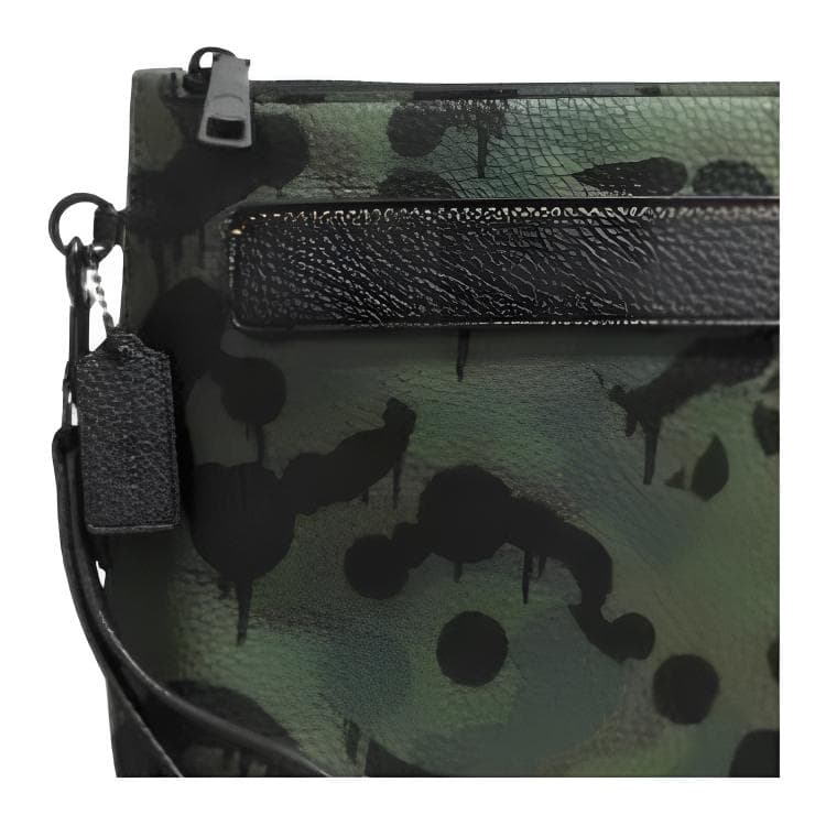 Сумка COACH Pouch Зернистая кожа Клатч Мужской Армейский зеленый - изображение 3