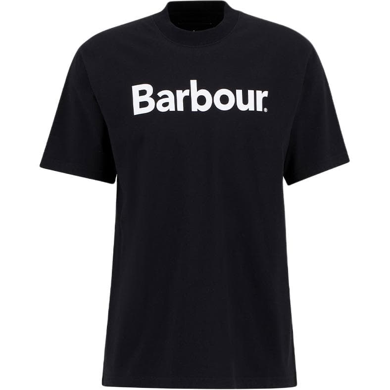 Футболка Barbour Черные Мужские T-рубашки - изображение 1