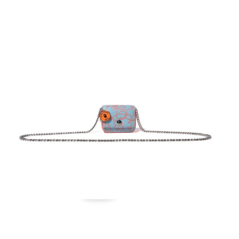 Сумка через плечо A BATHING APE Mini Crossbody Bag Blue Pink - изображение 1