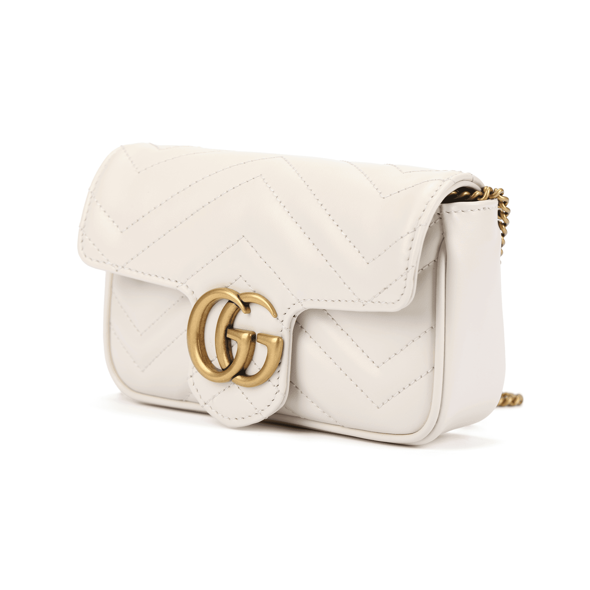 Мини-сумка Gucci GG Marmont Mini White - изображение 2