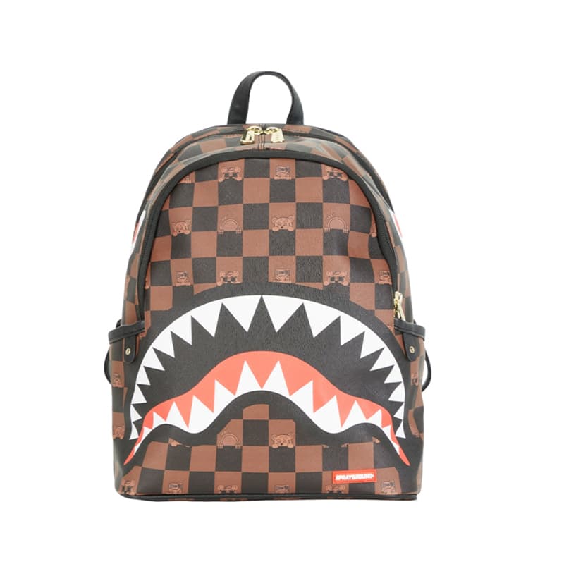 Рюкзак SPRAYGROUND ПВХ (поливинилхлорид) Рюкзак Стандартный (Standard) Унисекс Коричневый - изображение 1