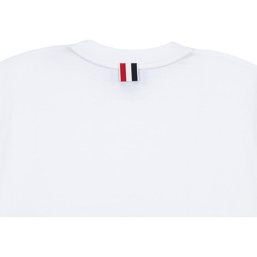 Футболка THOM BROWNE Белые Женские T-рубашки - изображение 3