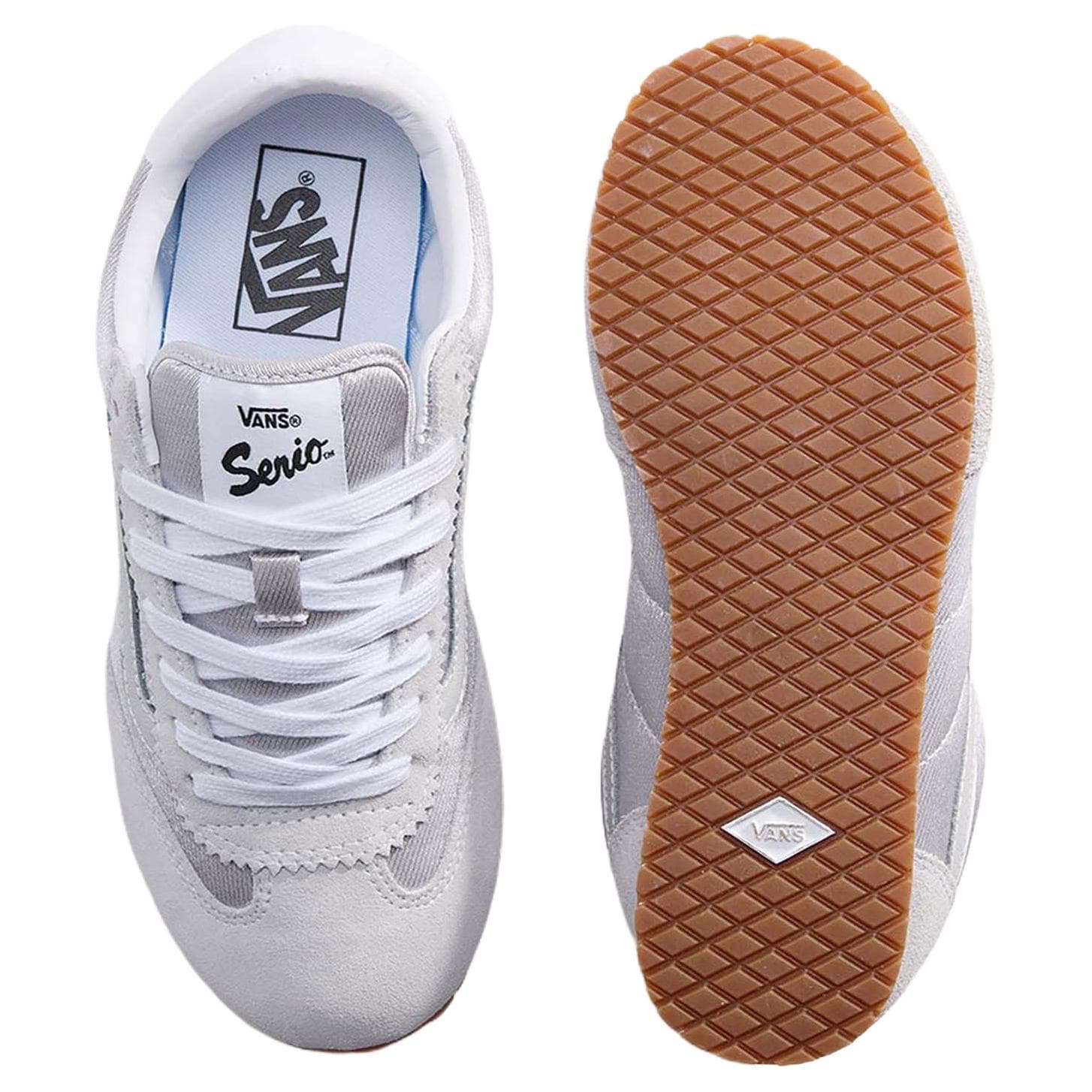 Кроссовки Vans Super Lowpro Дышащий Низкий Топ Повседневная Обувь Унисекс Серый - изображение 4