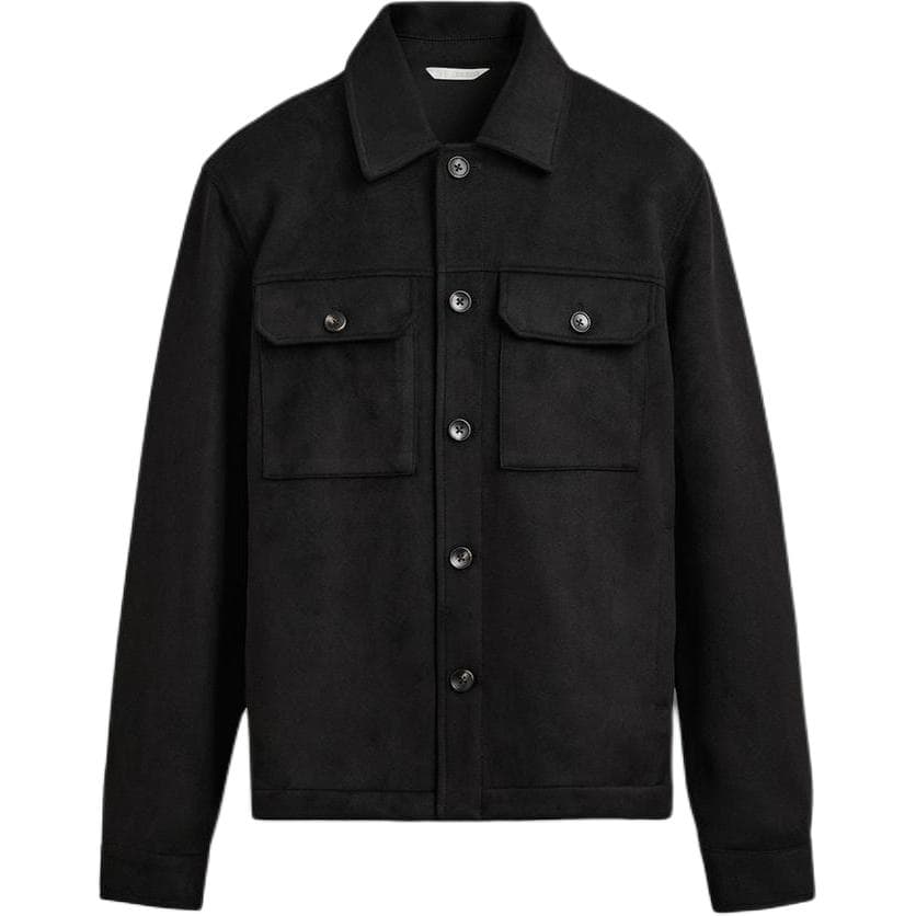 Куртка ZARA Suede Shirt Jacket - изображение 1