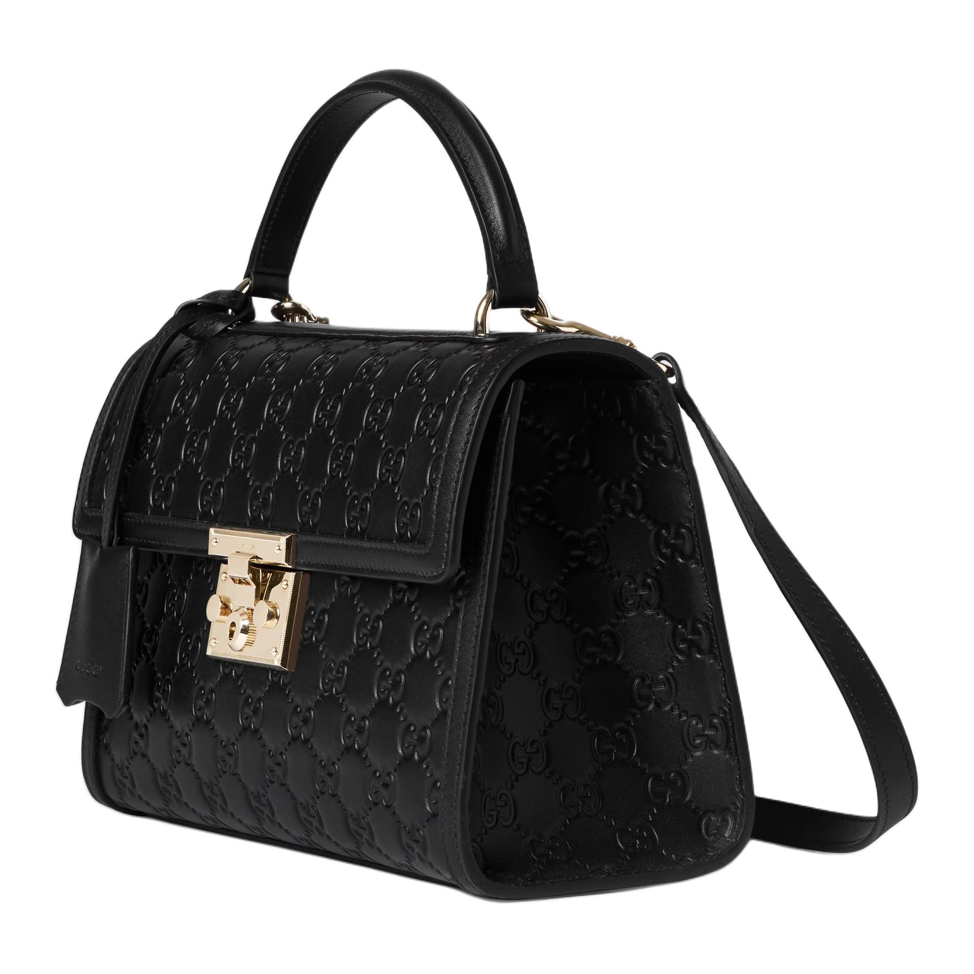 Сумка GUCCI Padlock Medium Shoulder Bag Black - изображение 2
