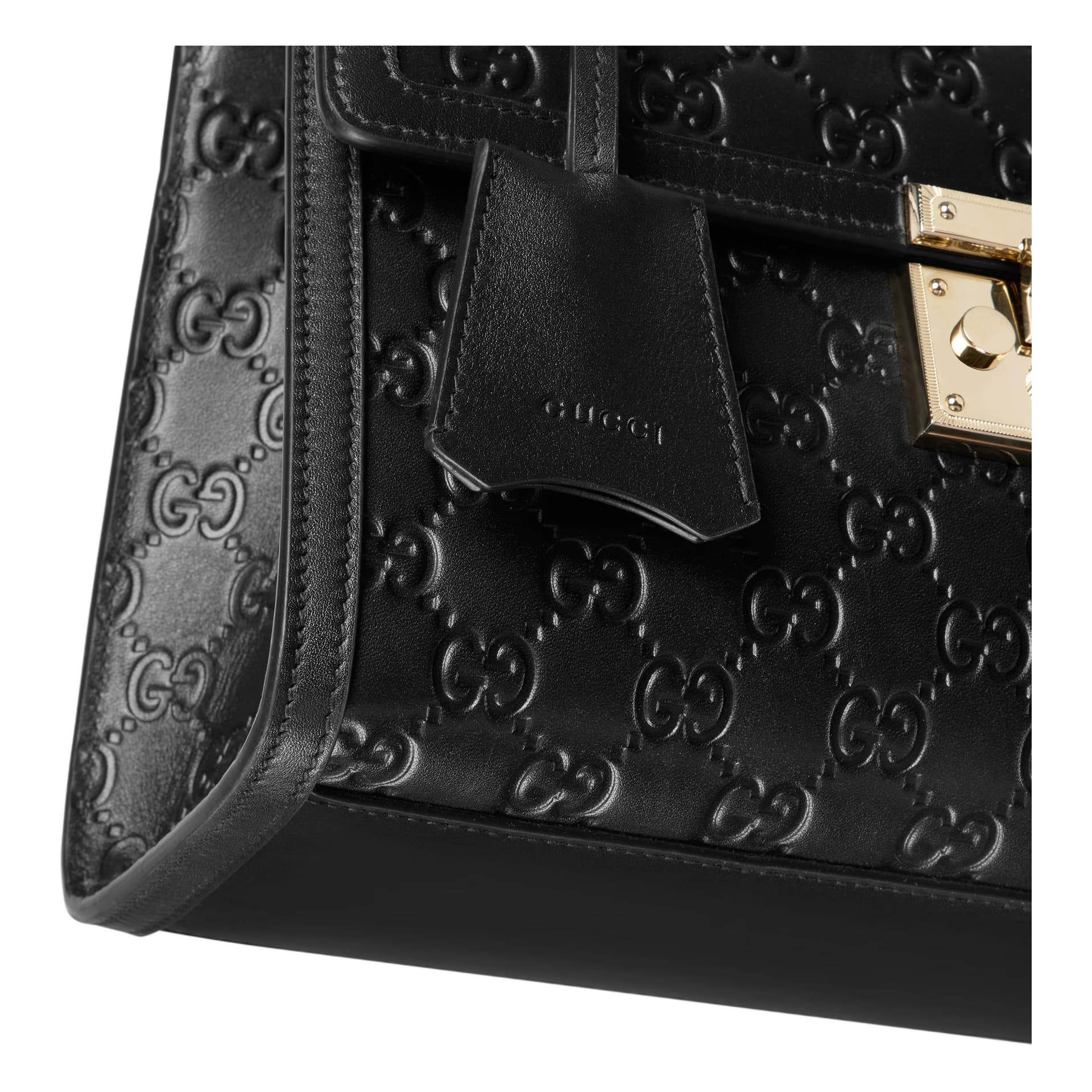 Сумка GUCCI Padlock Medium Shoulder Bag Black - изображение 6