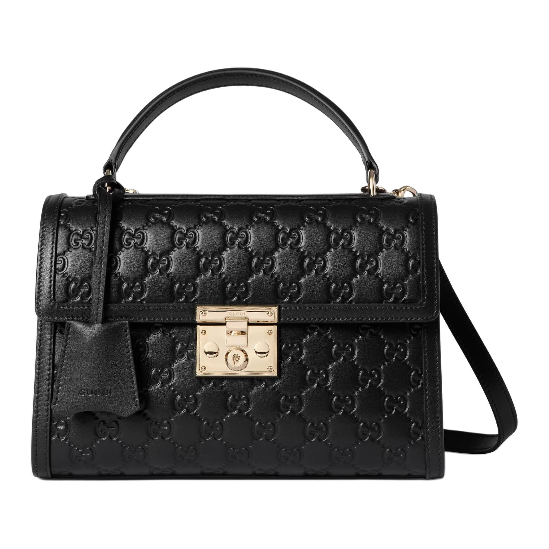 Сумка GUCCI Padlock Medium Shoulder Bag Black - изображение 1