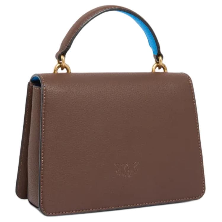 Сумка PINKO Love Bag Small Brown Leather Tote - изображение 2
