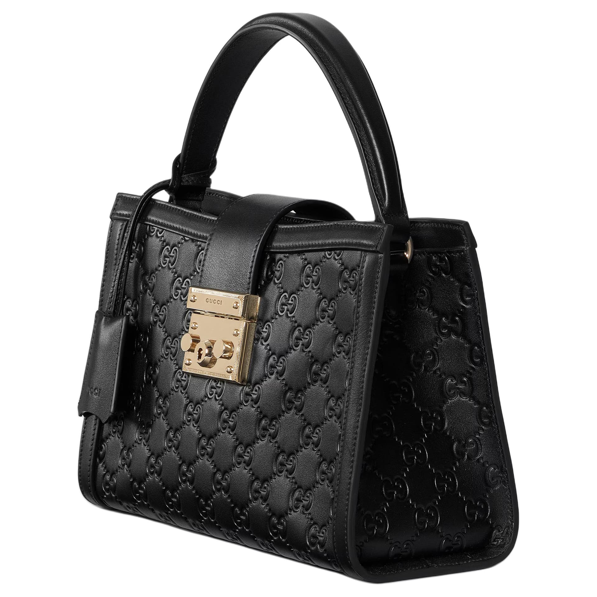 Сумка GUCCI Padlock Medium Shoulder Bag Black - изображение 3
