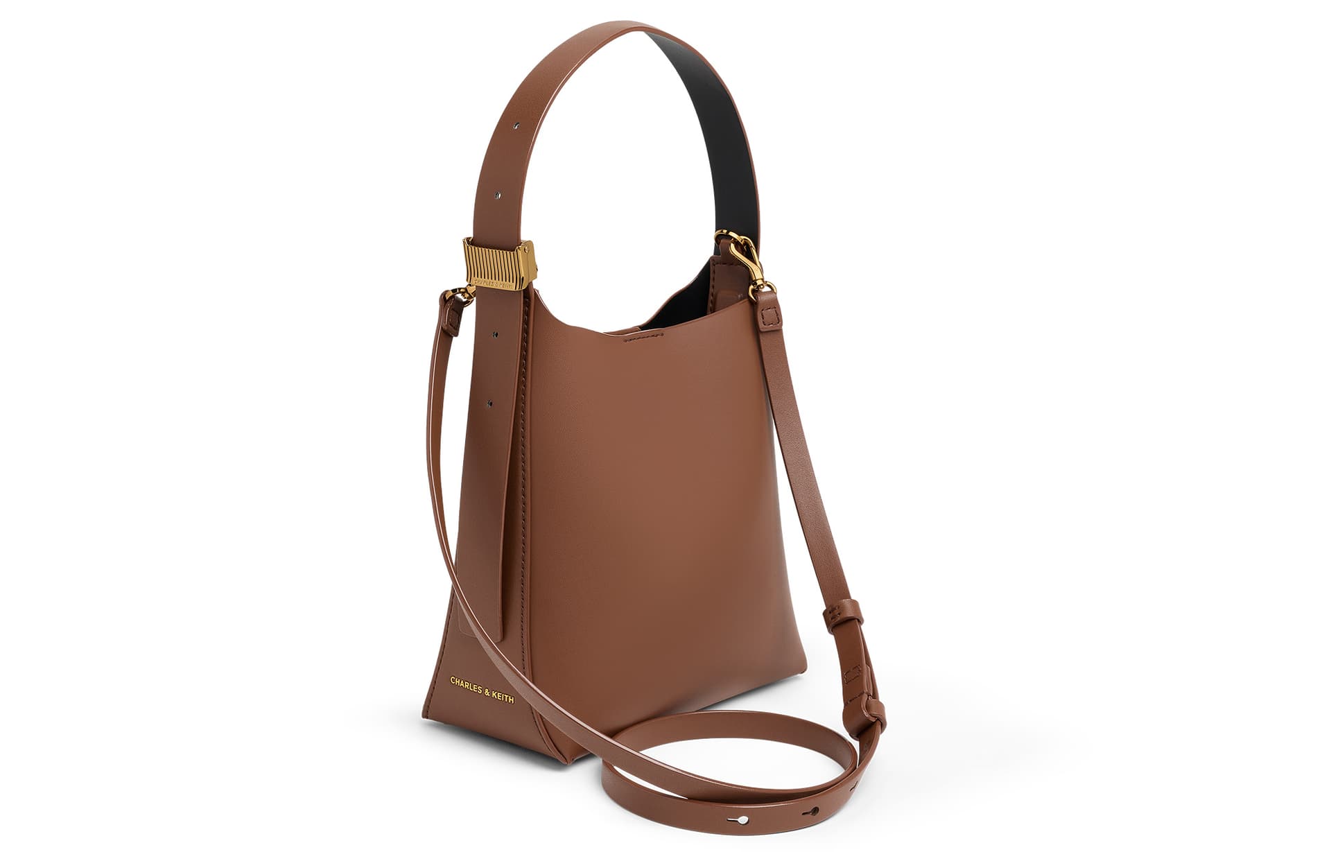 Мини-сумка CHARLES KEITH ПУ (полиуретан) Сумка-ведро Сумки Маленький Женские Многоцветный - изображение 3