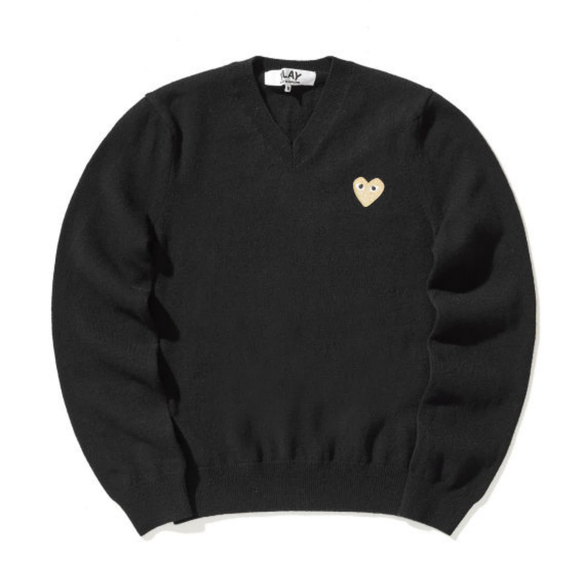 Футболка CDG Play Черные Женские T-рубашки - изображение 1
