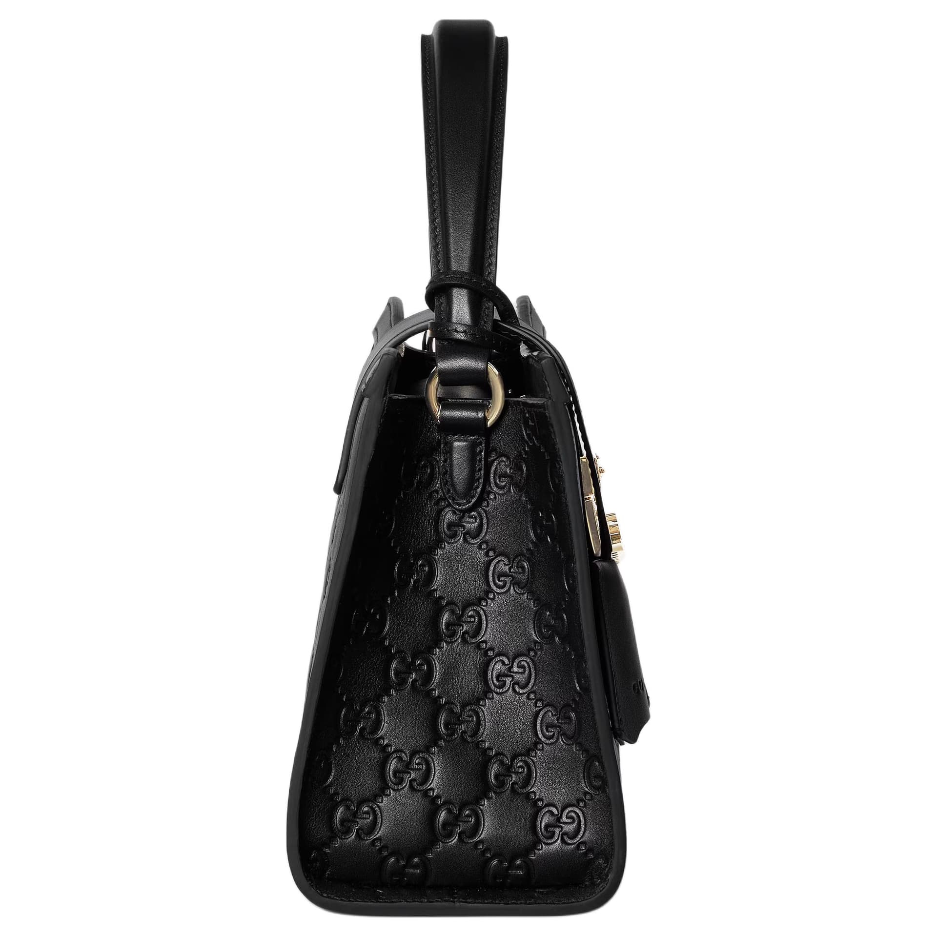 Сумка GUCCI Padlock Medium Shoulder Bag Black - изображение 4