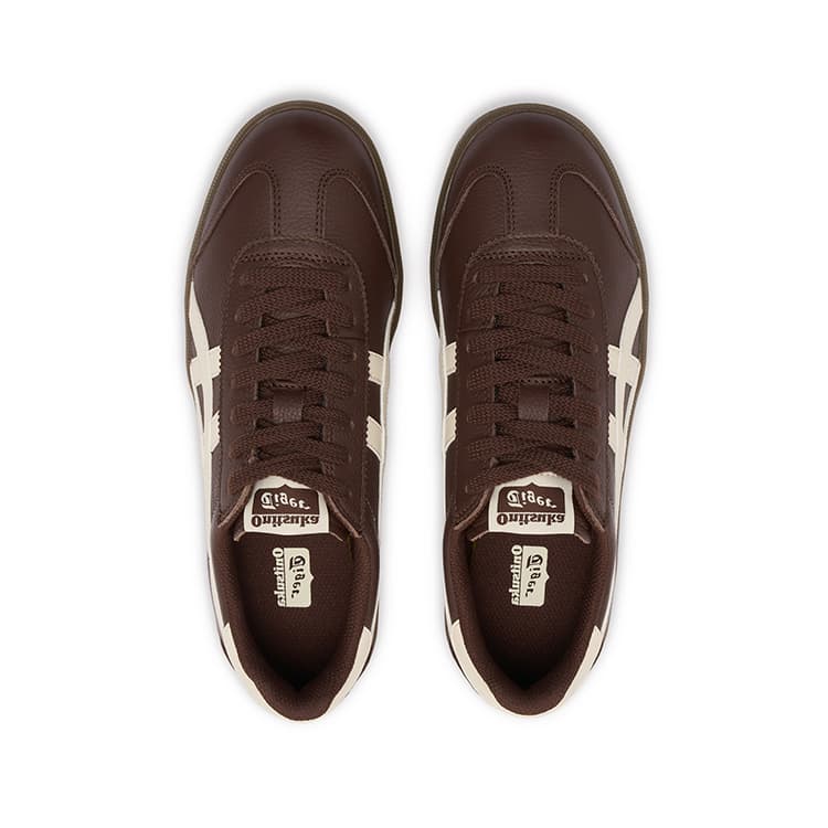 Кроссовки Onitsuka Tiger Tokuten Текстиль Коровья кожа Низкий топ Повседневная обувь Унисекс Коричневый - изображение 5