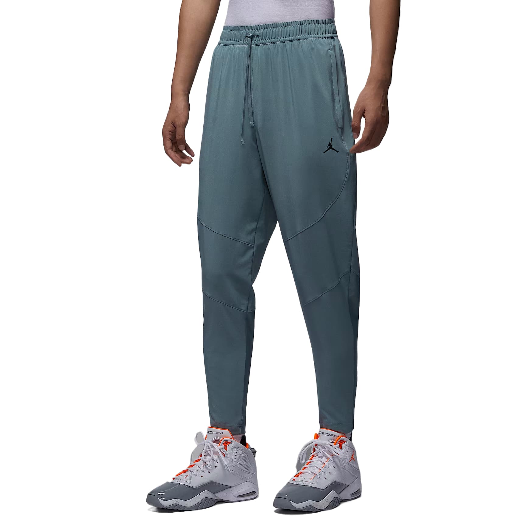 Штаны Jordan Dri-FIT Sport Однотонный На шнурках Удобный Сухой и свежий Быстросохнущий Мужской - изображение 1