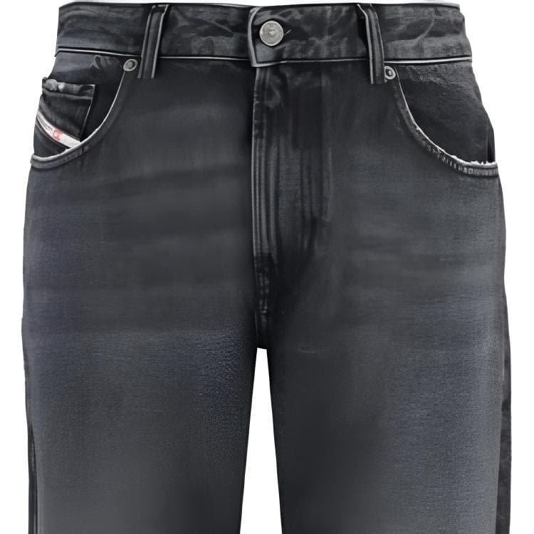 Джинсы DIESEL Серые Женские Джинсы - изображение 3