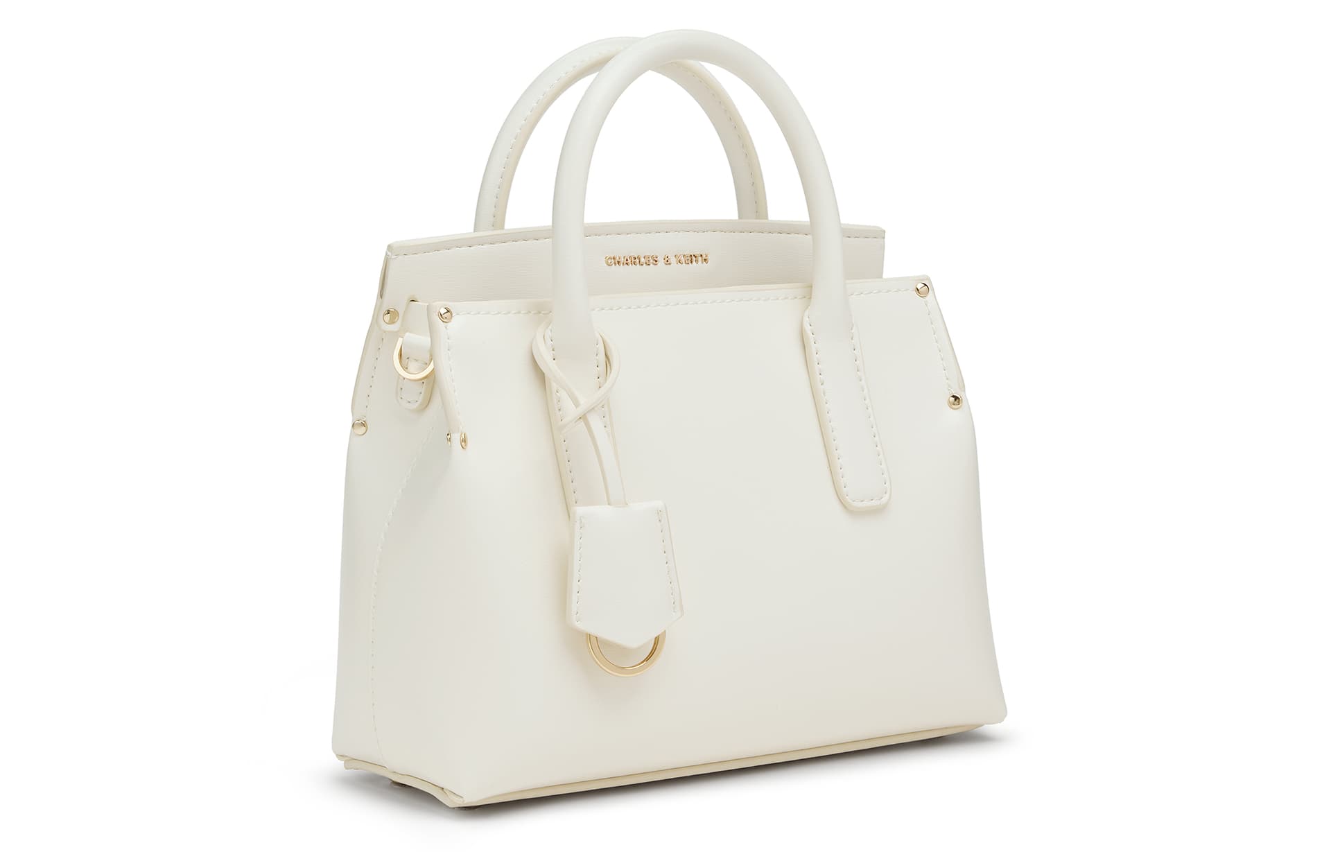 Сумка CHARLES&KEITH Универсальная глянцевая PU сумка через плечо для вечеринок Маленький размер Многоцветный - изображение 2