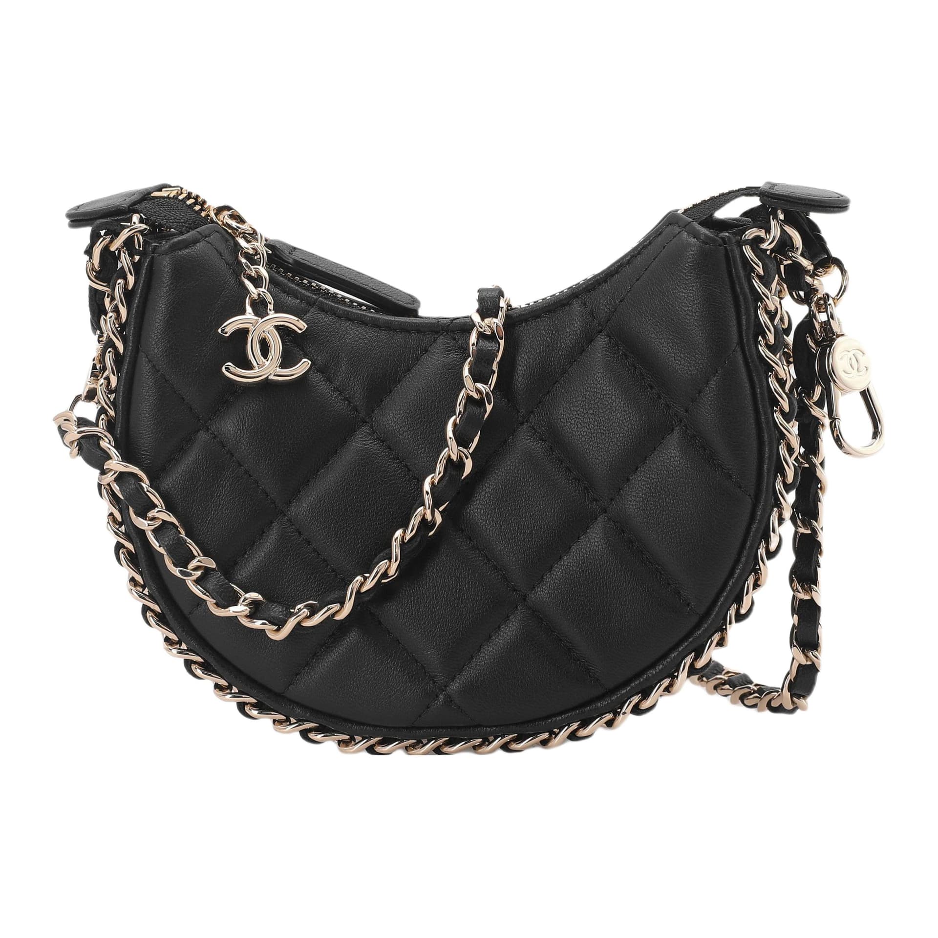 Сумка через плечо CHANEL 23P Moon Bag Black - изображение 2