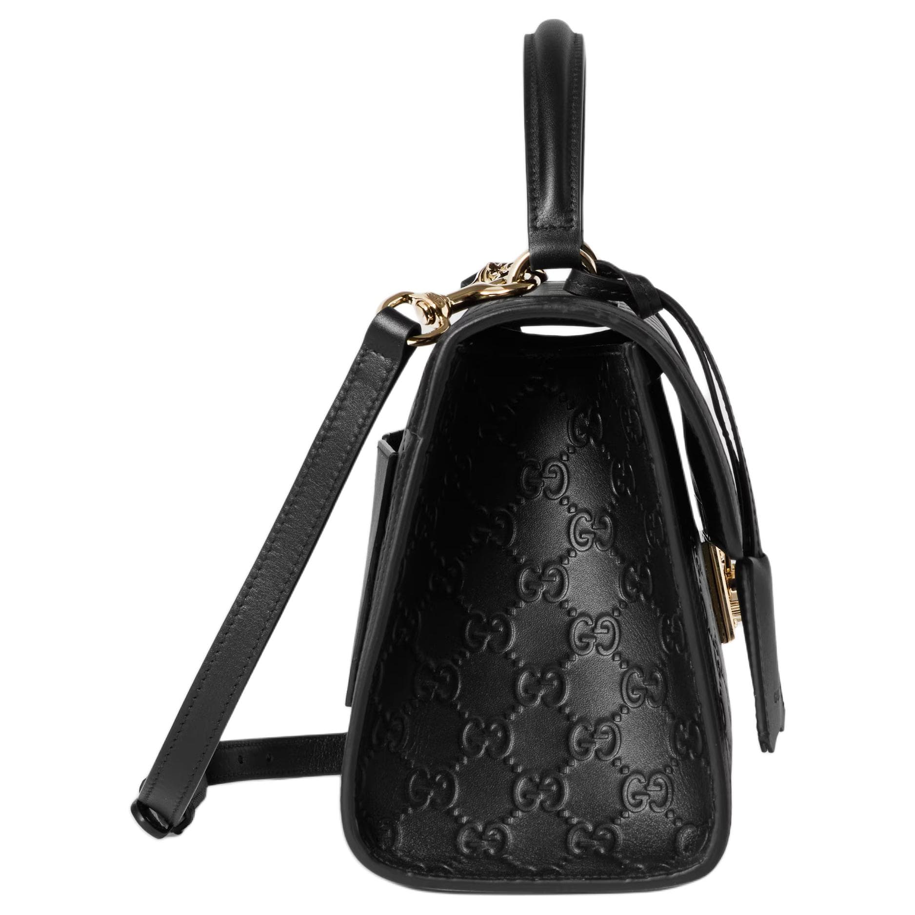 Сумка GUCCI Padlock Medium Shoulder Bag Black - изображение 3