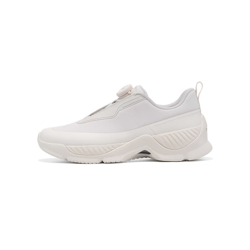Кроссовки LI-NING 1990 Универсальный черный Удобный Износостойкий и легкий Лоу-топы Повседневная обувь Женская Серо-белый/Бумажно-белый - изображение 1