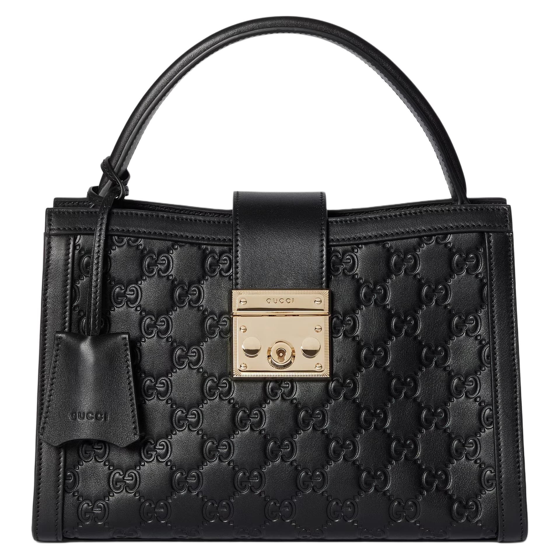 Сумка GUCCI Padlock Medium Shoulder Bag Black - изображение 1