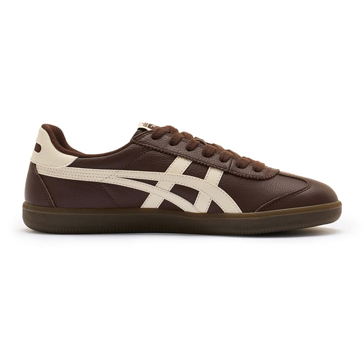 Кроссовки Onitsuka Tiger Tokuten Текстиль Коровья кожа Низкий топ Повседневная обувь Унисекс Коричневый - изображение 2