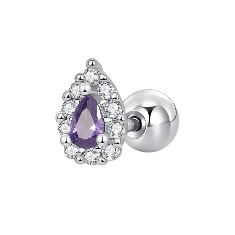 Серьги HMZ Серьги-гвоздики из медного сплава для женщин - изображение 1