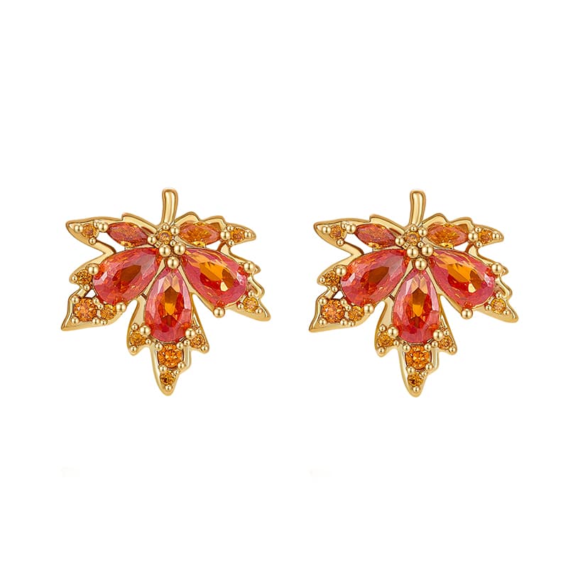 Серьги HMZ Copper Alloy Stud Earrings Women's HMZ Серьги-гвоздики из медного сплава женские - изображение 1