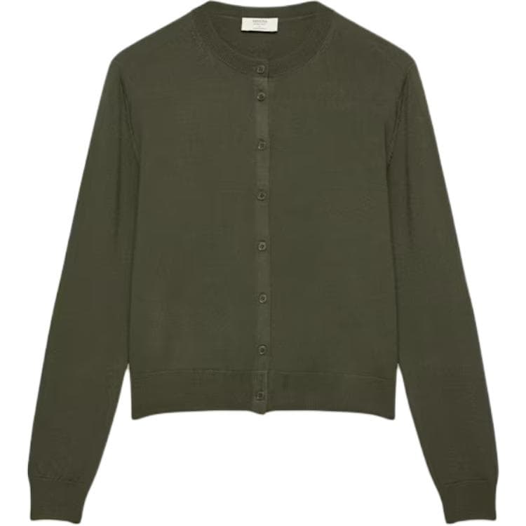 Кардиган ARITZIA FW25 Bare Мериносовая шерсть Средний кардиган свитер Женский - изображение 1