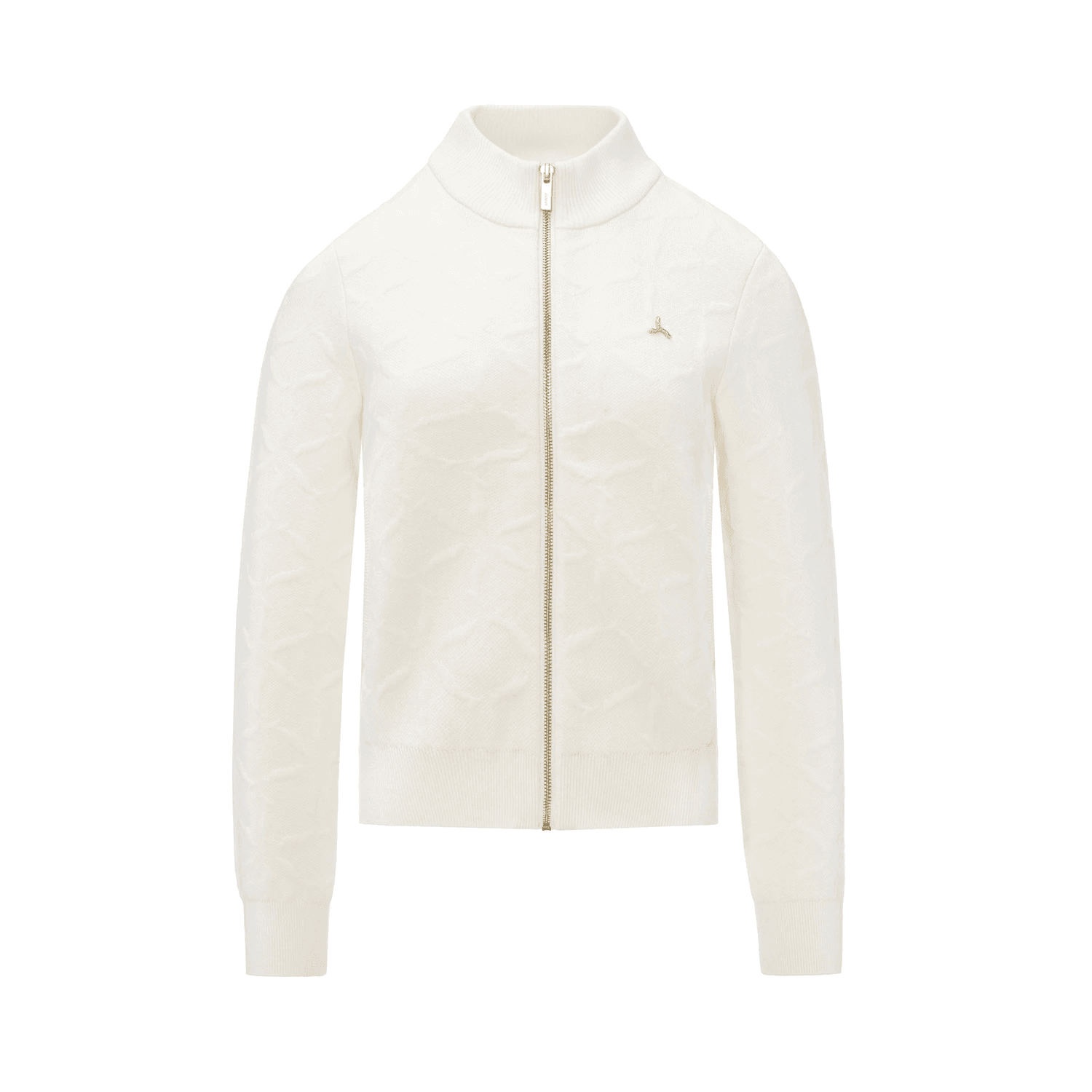 Кофта LI-NING 1990 Однотонный Воротник-стойка Молния Удобный Универсальный Повседневный Минималистичный Трикотаж Женский - изображение 1