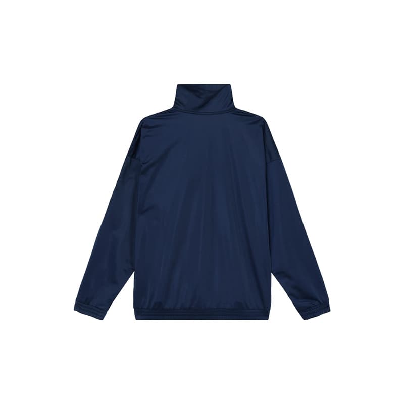 Куртка Adidas Originals Trefoil Винтажный воротник-стойка универсальная полосатая куртка унисекс - изображение 2
