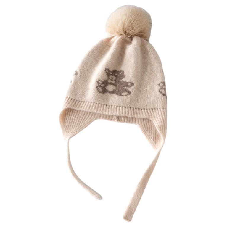 Шапка PIERRE CARDIN Плюшевая шапка-бини с круглым узором для детей - изображение 1
