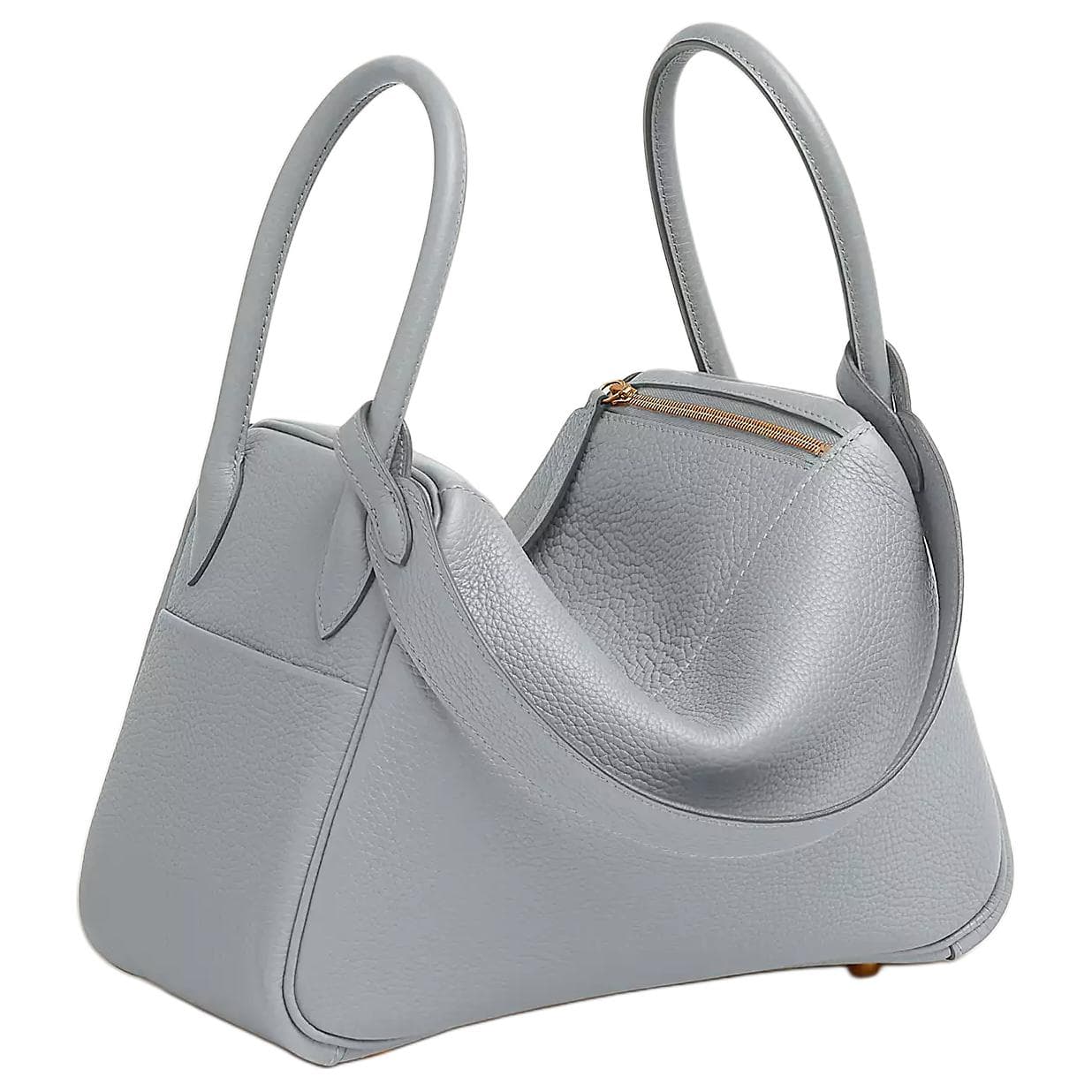 Сумка HERMES Lindy 26 Clemence 8U Bleu Glacier - изображение 3
