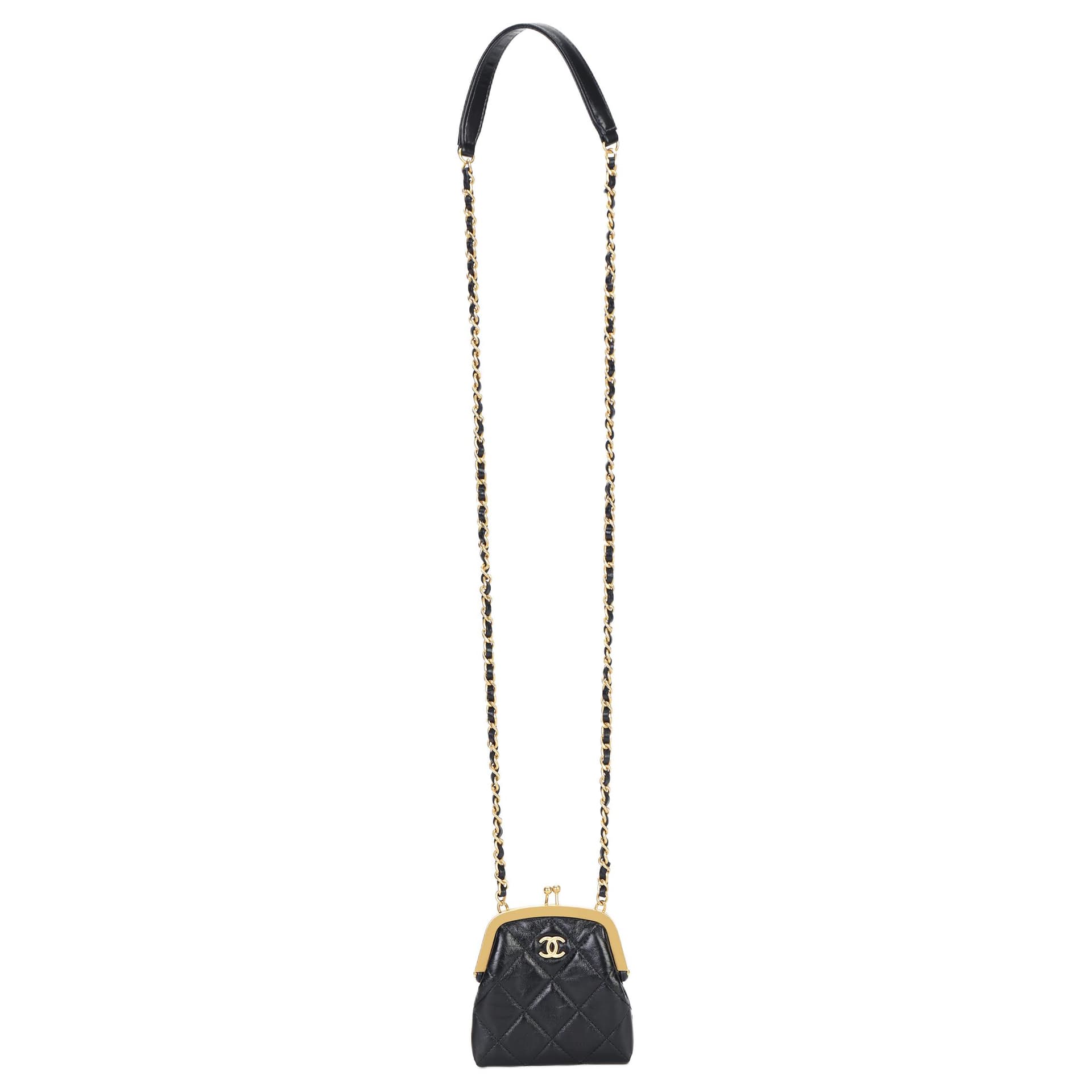 Сумка через плечо CHANEL Tri-Fold Leather Mini Bag - изображение 2