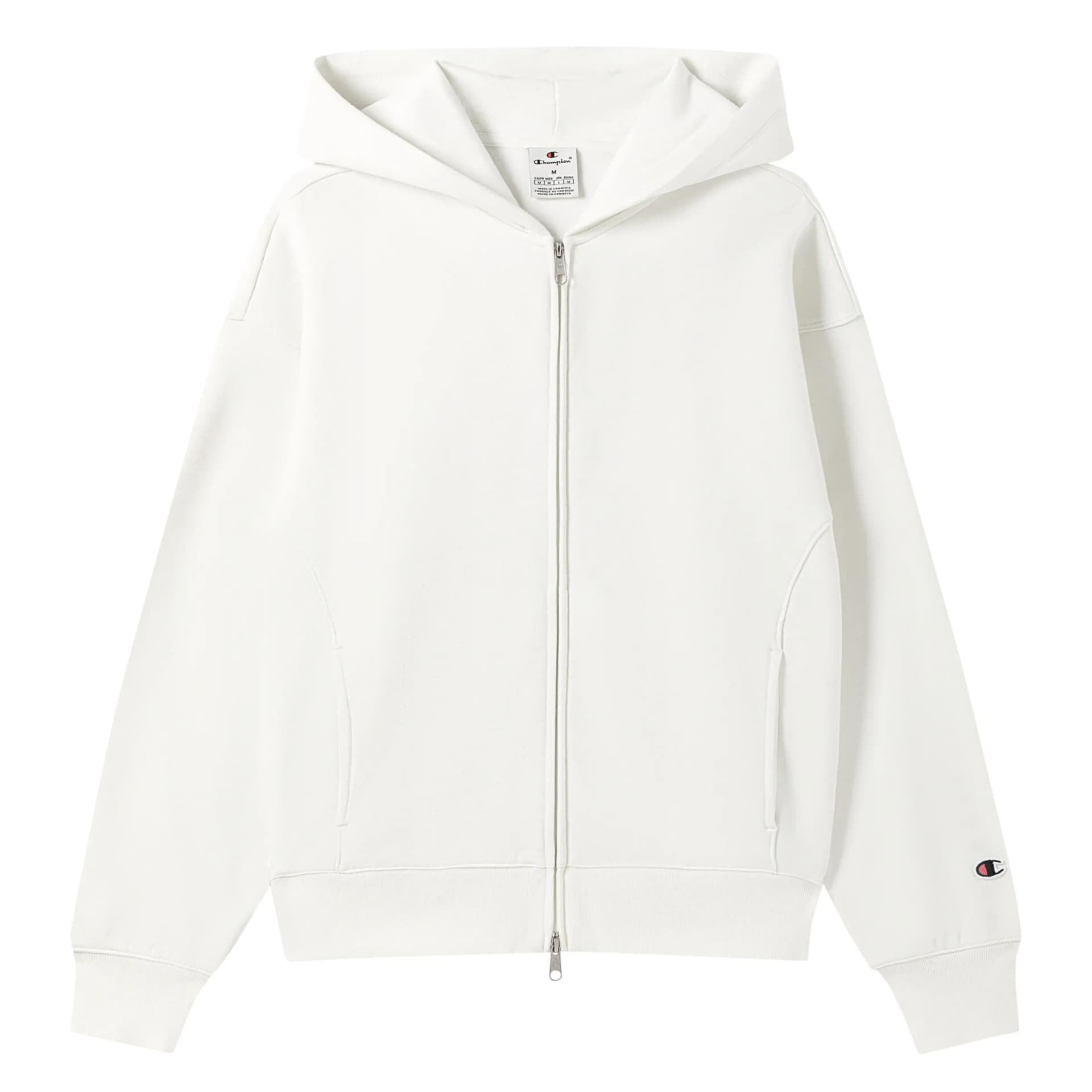 Кофта Champion FW24 script shop Свитшот с капюшоном, однотонный, универсальный, с вышитым логотипом на спине, флисовая подкладка, европейская версия, женский - изображение 2