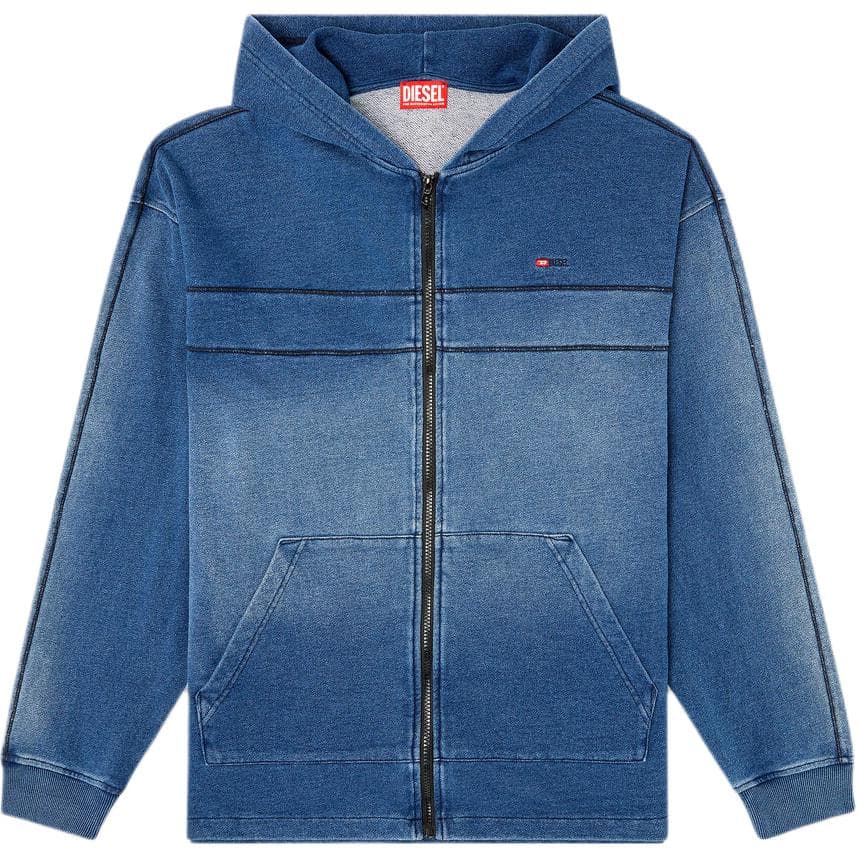 Джинсовая куртка DIESEL Blue Men's Denim Jackets DIESEL Синий Мужской Джинсовые Куртки - изображение 1