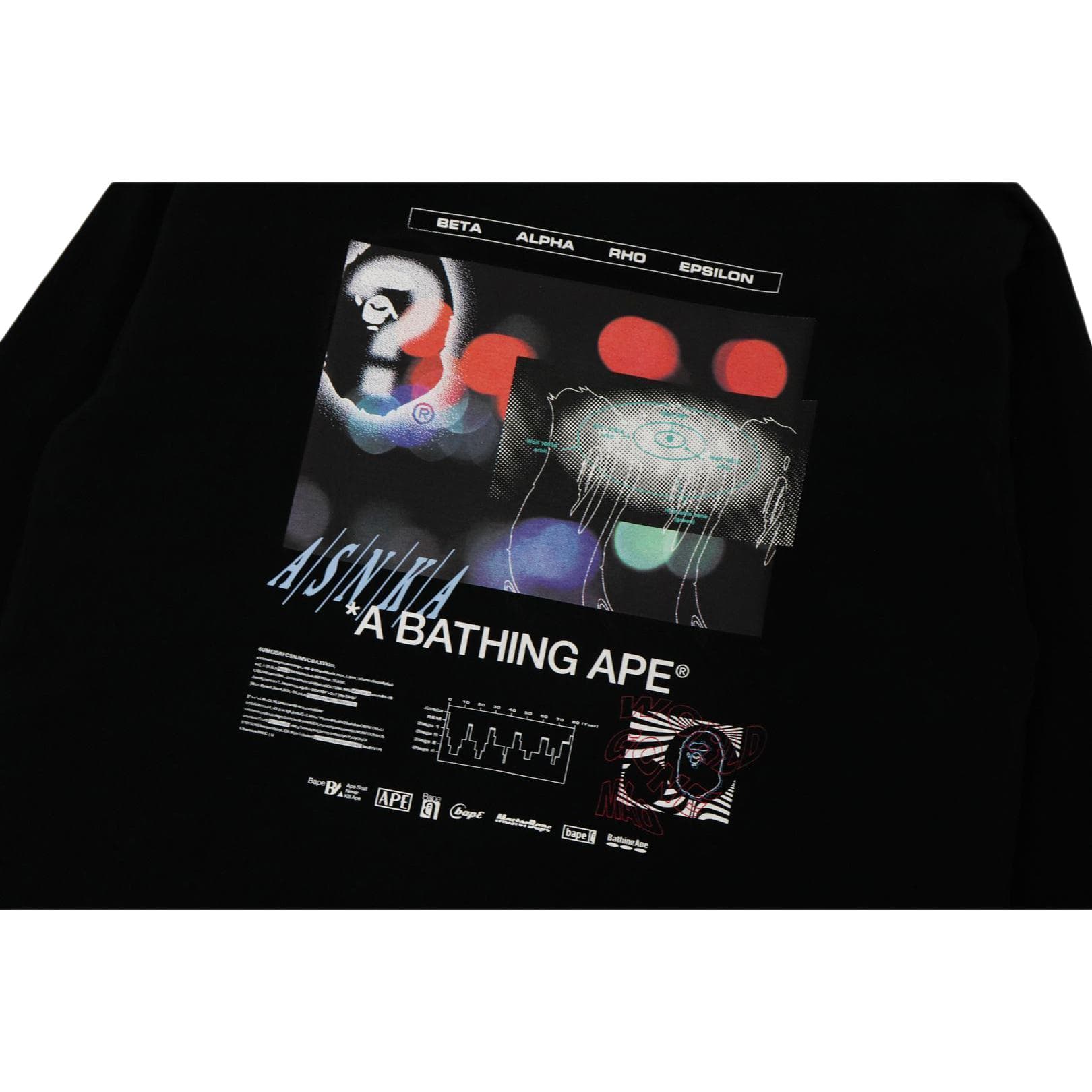 Футболка BAPE Time To Sleep Relaxed Fit T - изображение 3