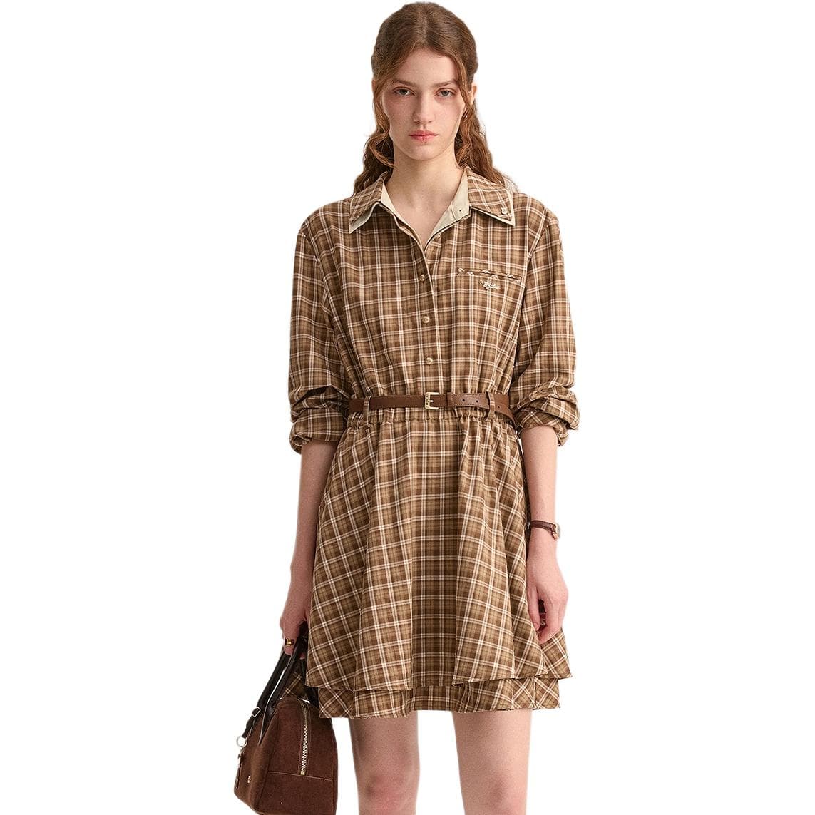 Платье Teenie Weenie Длинный Sleeved Платье Женские - изображение 1