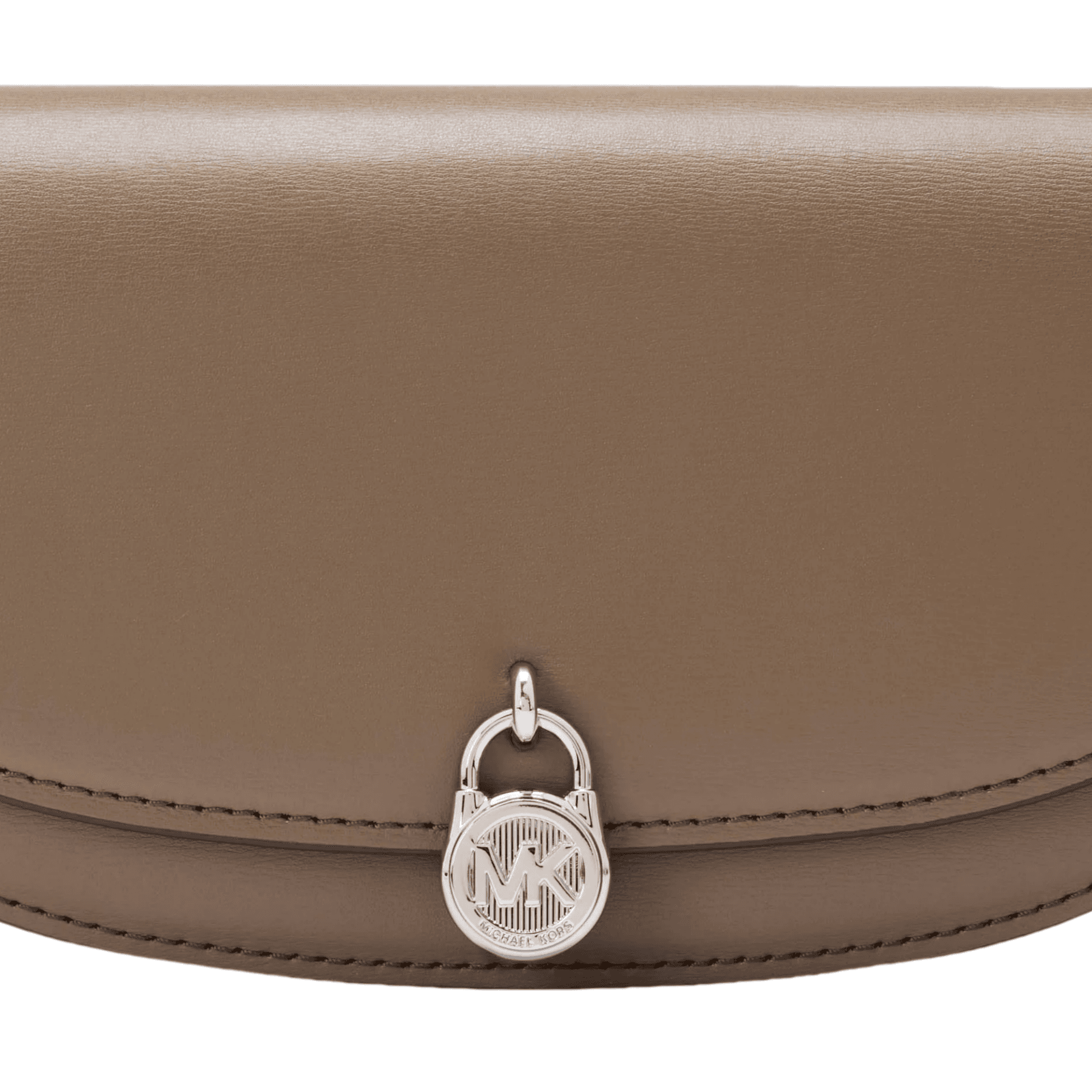 Мини-сумка MICHAEL KORS Mila Коровья кожа Седло Сумка Сумка через плечо Маленькая Женская Светлый тауп - изображение 2