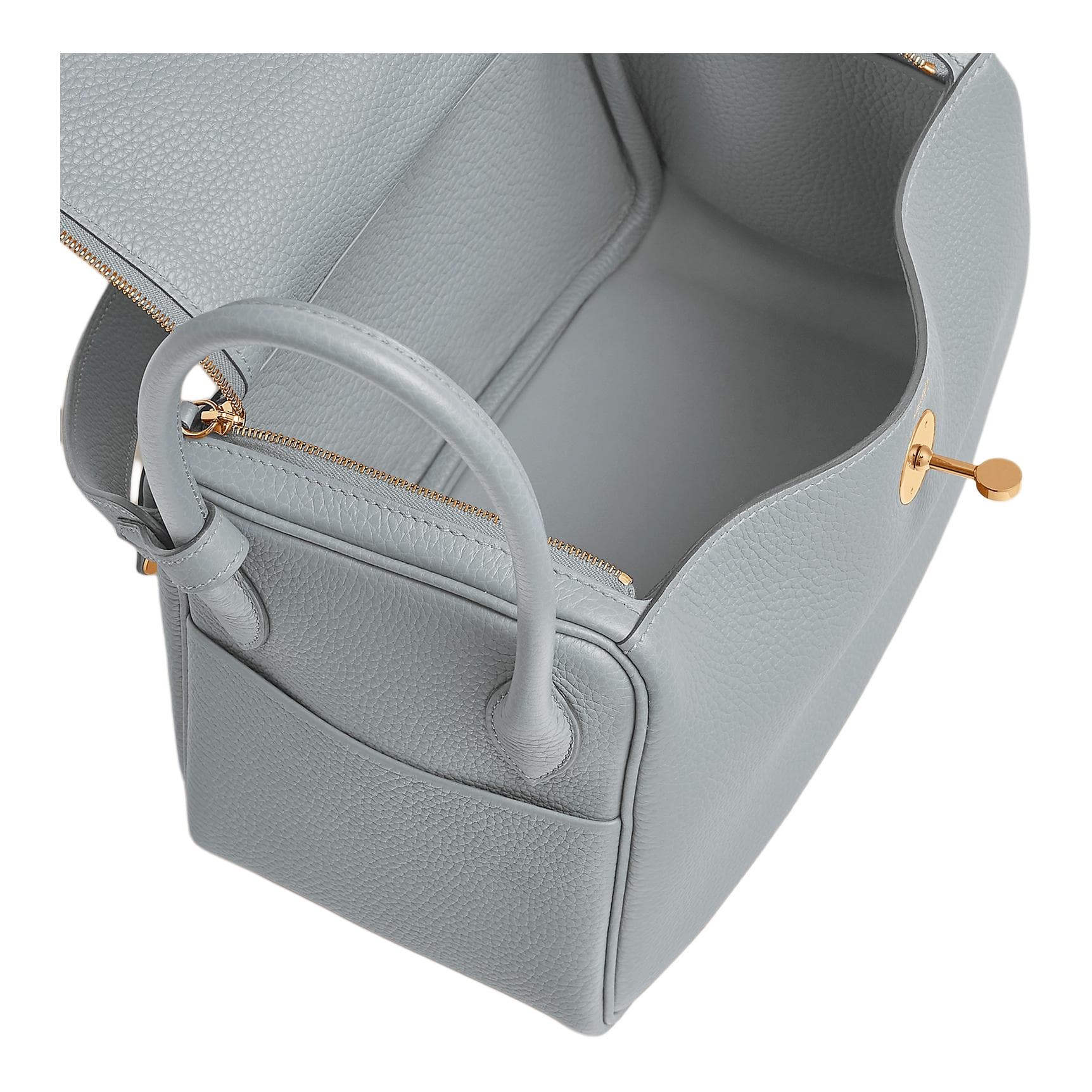 Сумка HERMES Lindy 26 Clemence 8U Bleu Glacier - изображение 4