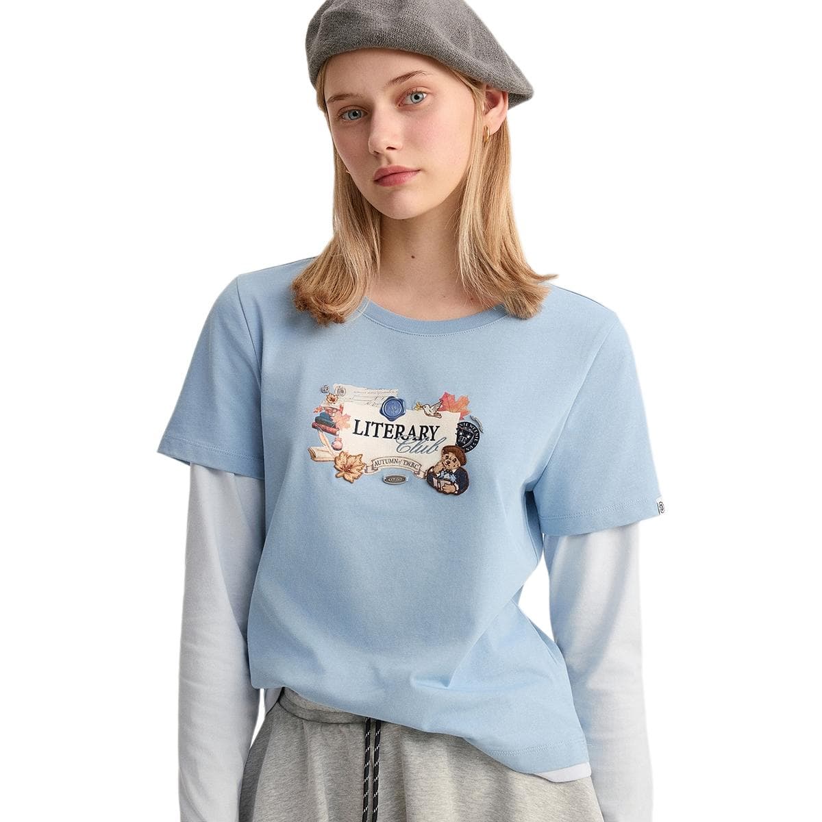 Футболка Teenie Weenie Синий Женские T-рубашки - изображение 3