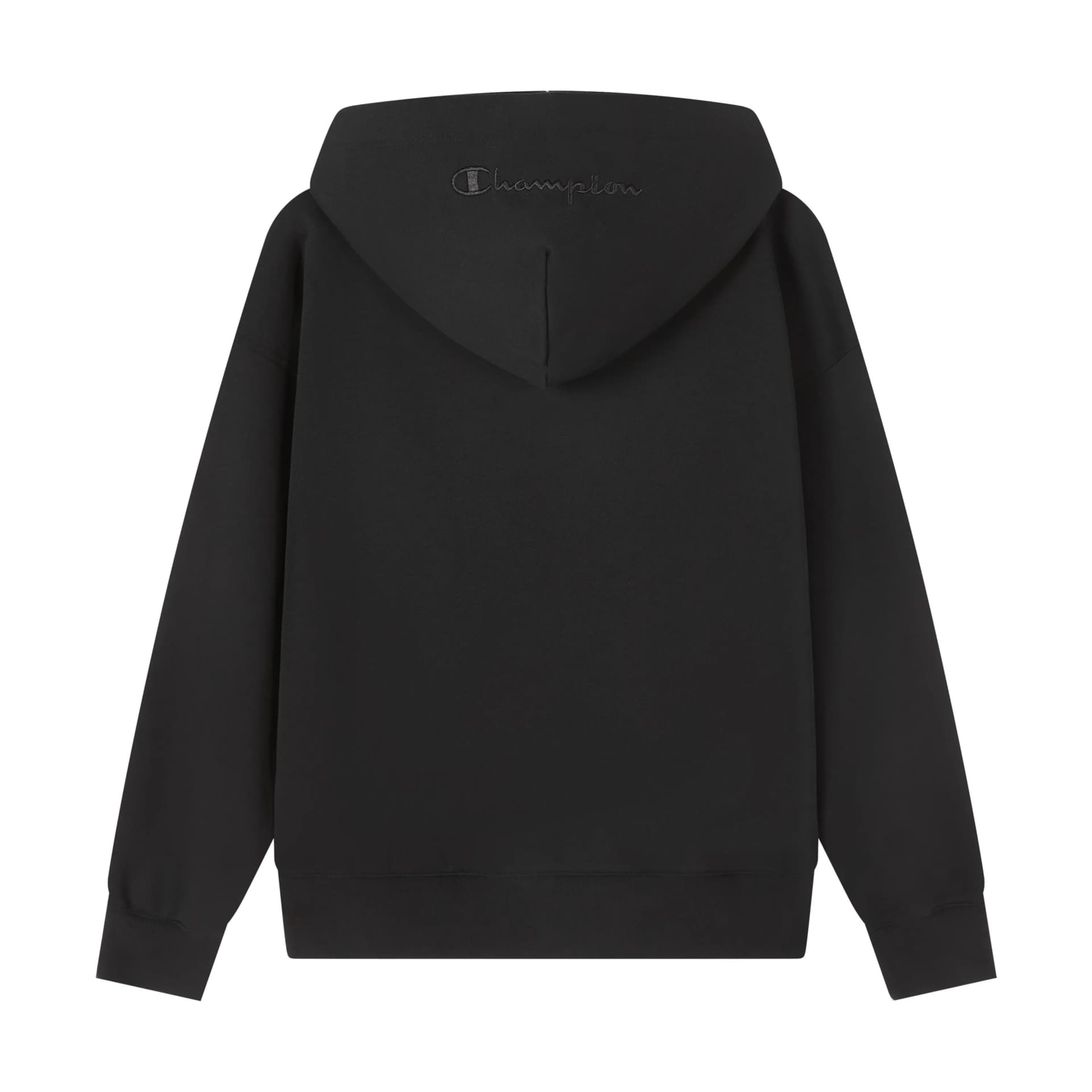 Кофта Champion FW24 script shop Свитшот с капюшоном, однотонный, универсальный, с вышитым логотипом на спине, флисовая подкладка, европейская версия, женский - изображение 6