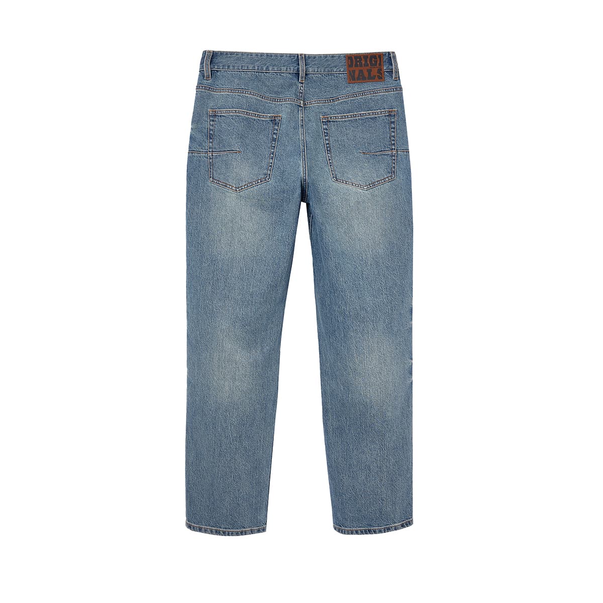 Штаны JACK JONES E39 Medium Blue Denim Men's Jeans JACK JONES E39 Средний Синий Деним Мужские Джинсы - изображение 2