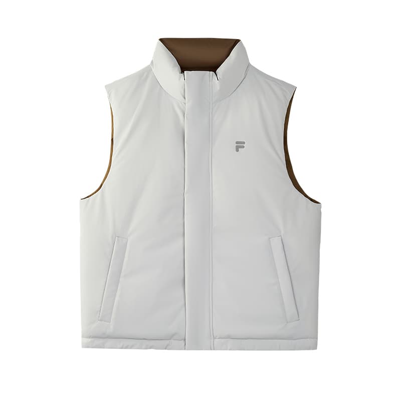 Куртка FILA FUSION Темный кофейный BN Мужские пуховые жилеты - изображение 3